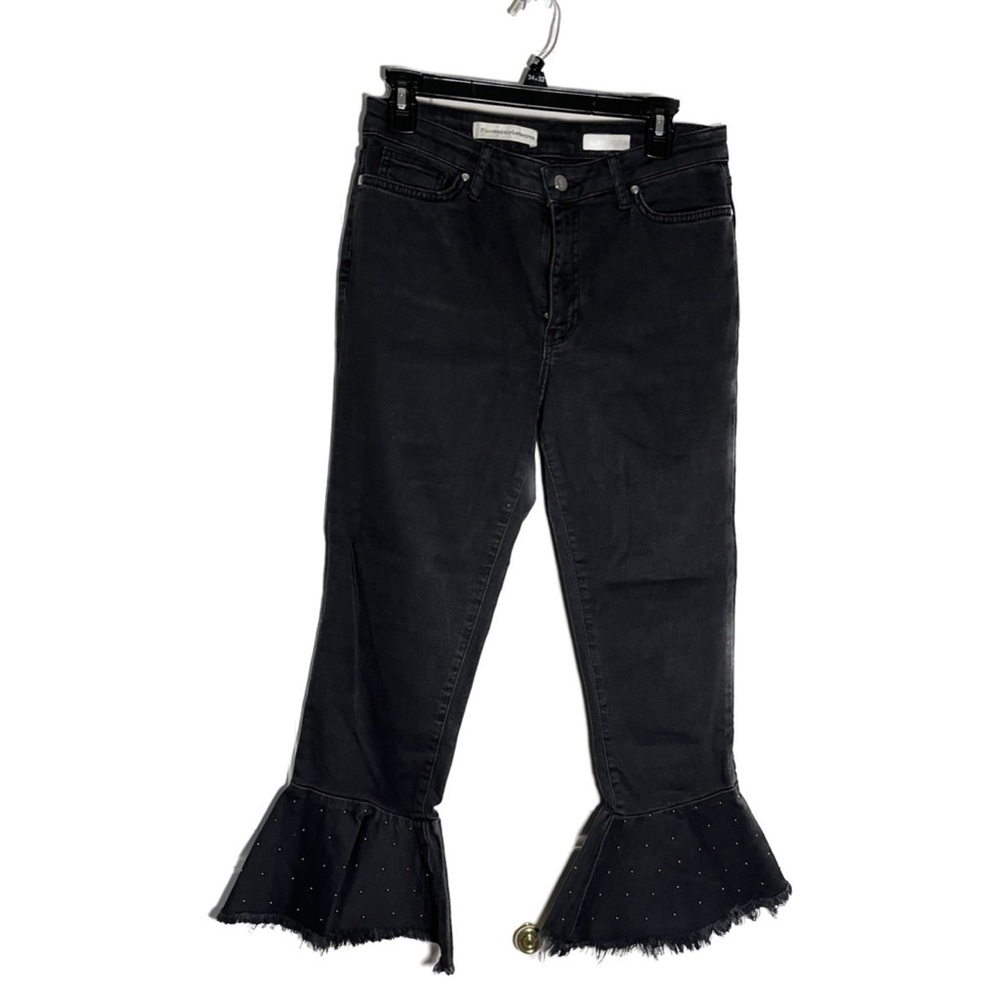 Pilcro and the letterpress bedazzled cropped jeans size 27